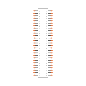 FTSH-140-04-FM-DV Symbol