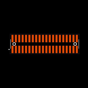 FW-20-03-L-D-256-144-A Footprint