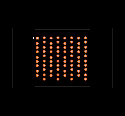 HDTM-3-08-1-S-VT-0-1 Footprint