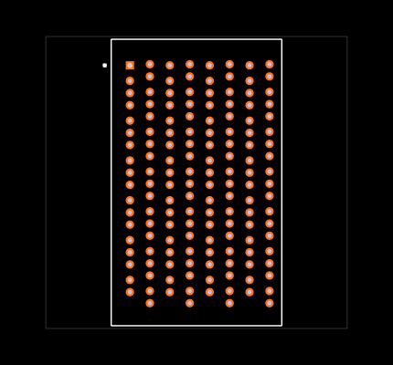 HDTM-6-08-1-S-VT-1-1 Footprint