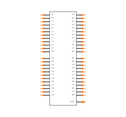 HDTM-6-08-1-S-VT-1-1 Symbol