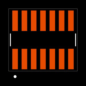 HDWM-07-57-G-D-350-SM-P Footprint
