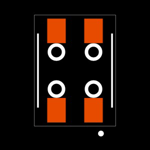 HLE-102-02-FM-DV-BE-TR Footprint