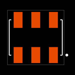HLE-103-02-F-DV-K-TR Footprint