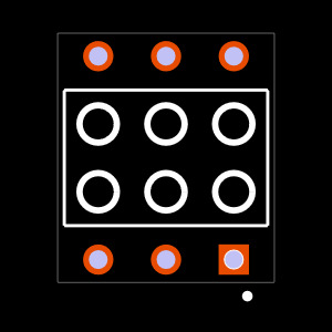 HLE-103-02-F-DV-PE Footprint