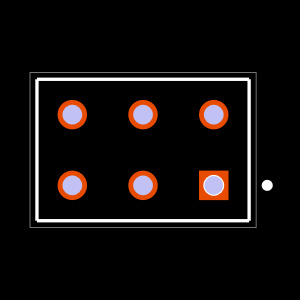 HLE-103-02-L-DV-TE Footprint