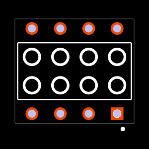 HLE-104-02-F-DV-PE Footprint