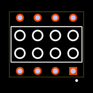 HLE-104-02-L-DV-PE-BE Footprint