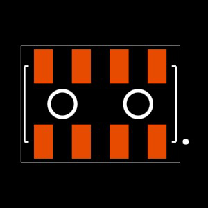 HLE-104-02-S-DV-A-K-TR Footprint