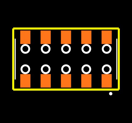 HLE-105-02-F-DV-BE Footprint