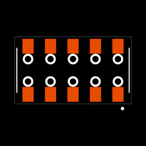 HLE-105-02-L-DV-BE-K-TR Footprint