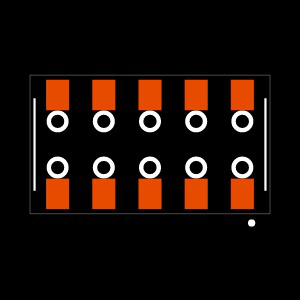 HLE-105-02-L-DV-BE-P-TR Footprint