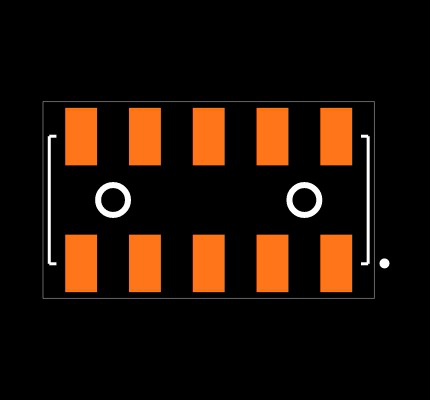 HLE-105-02-S-DV-LC Footprint