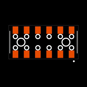HLE-106-02-G-DV-BE-A-P-TR Footprint