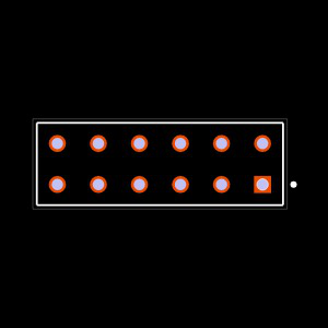 HLE-106-02-G-DV-TE-P Footprint
