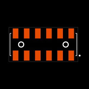 HLE-106-02-S-DV-LC Footprint