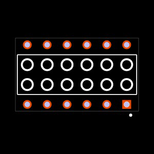 HLE-106-02-S-DV-PE Footprint