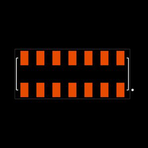 HLE-107-02-F-DV-K-TR Footprint