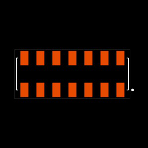 HLE-107-02-S-DV-TR Footprint