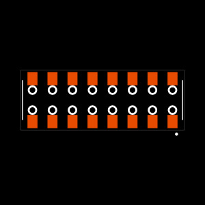 HLE-108-02-F-DV-BE-K Footprint