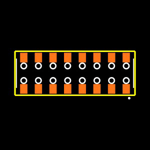 HLE-108-02-F-DV-BE-P-TR Footprint