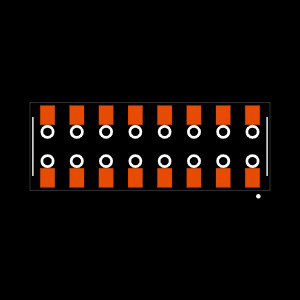 HLE-108-02-F-DV-BE-TR Footprint