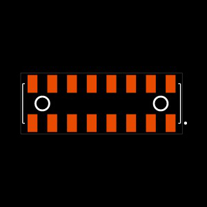 HLE-108-02-G-DV-A-K-TR Footprint