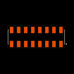 HLE-108-02-S-DV-K Footprint