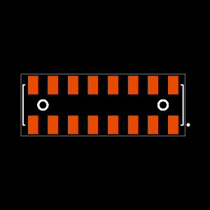 HLE-108-02-S-DV-LC Footprint