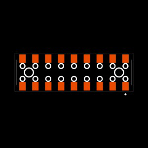 HLE-109-02-F-DV-BE-A Footprint