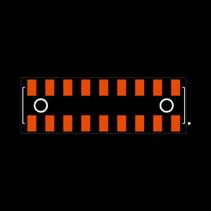 HLE-109-02-G-DV-A-K Footprint