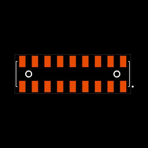HLE-109-02-G-DV-LC Footprint