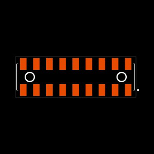 HLE-109-02-S-DV-A-K-TR Footprint