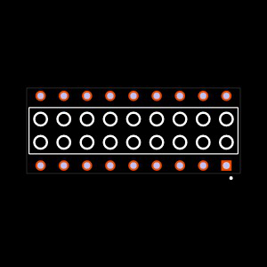 HLE-109-02-S-DV-PE Footprint