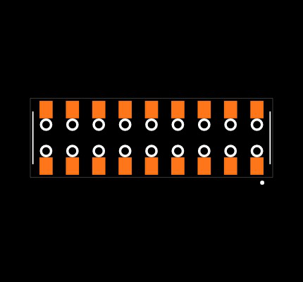 HLE-109-02-SM-DV-BE-P-TR Footprint