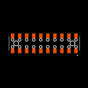 HLE-110-02-F-DV-BE-A-P-TR Footprint