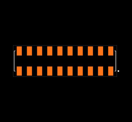 HLE-110-02-F-DV-P Footprint