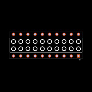 HLE-110-02-F-DV-PE-BE Footprint