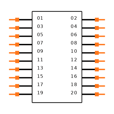 HLE-110-02-G-DV-BE-A-P Symbol