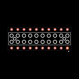 HLE-110-02-G-DV-PE-LC Footprint