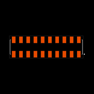 HLE-110-02-H-DV Footprint