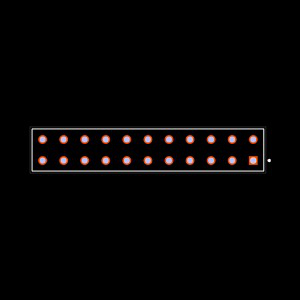 HLE-111-02-G-DV-TE Footprint