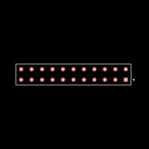 HLE-111-02-S-DV-TE Footprint
