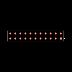 HLE-111-02-SM-DV-TE Footprint