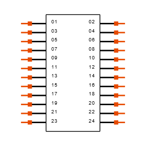 HLE-112-02-F-DV Symbol