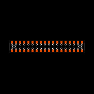 HLE-118-02-F-DV-BE-A Footprint