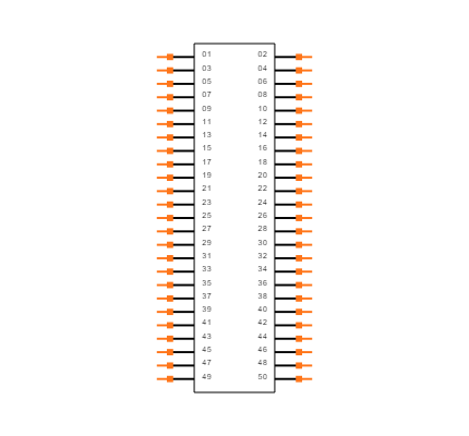 HLE-125-02-F-DV-P Symbol