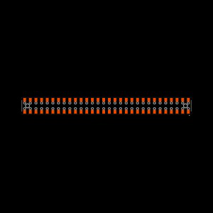 HLE-130-02-F-DV-BE-A Footprint