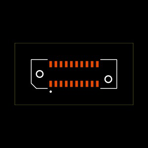 HSEC1-010-01-L-DV-A-K-TR Footprint