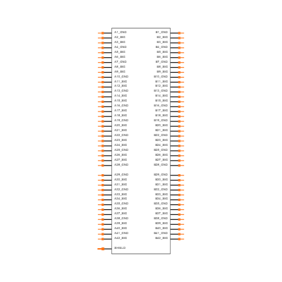HSEC6-042-01-S-RA-S-WT-TR Symbol